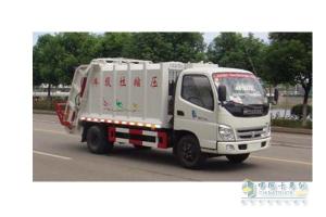 福田汽車奧鈴垃圾車（國四） ZLJ5080ZYSBE4型