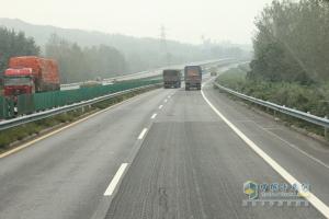 奔馳卡車中國物流主干線油耗實測西安-鄭州-北京圓滿結束