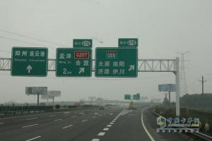 奔馳卡車中國物流主干線油耗實測西安-鄭州-北京圓滿結束