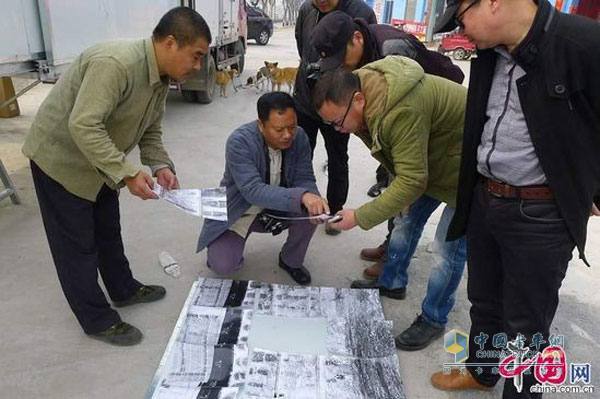 圖為在超級照相機(jī)“腹中”觀察呈現(xiàn)的影像