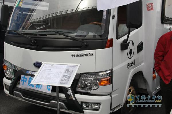 開瑞綠卡改裝車也在現(xiàn)場