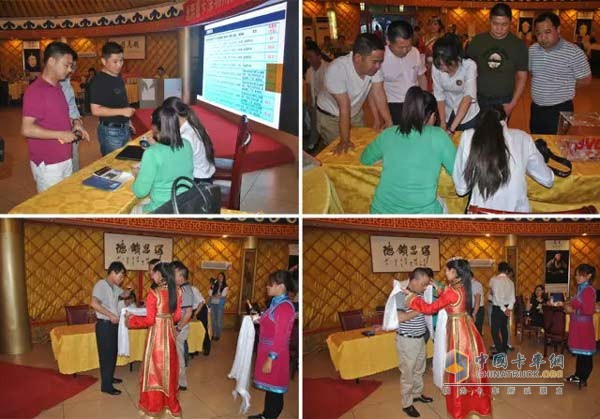 北奔重卡包頭團(tuán)購會活動現(xiàn)場