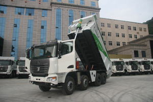 當(dāng)聯(lián)合卡車(chē)遇見(jiàn)馳田金鋼 中國(guó)首款4軸智能環(huán)保渣土車(chē)上市 