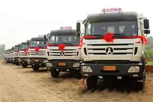16臺北奔新型城市渣土車登陸冰城哈爾濱