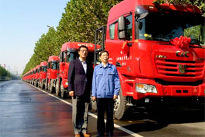 100臺(tái)交付，1000臺(tái)簽約！聯(lián)合卡車LNG重卡正式入主河鋼邯鋼 