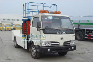 東風金霸帶升降平臺清障車