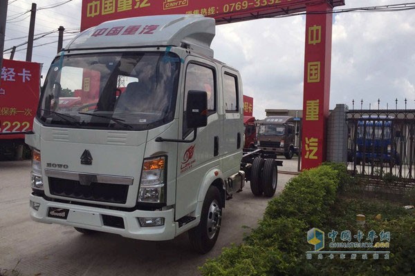 東莞重汽HOWO雙排車僅8.58萬