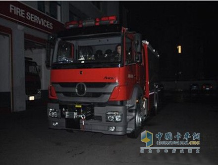 宜昌長陽購置奔馳消防車提升滅火救災(zāi)能力