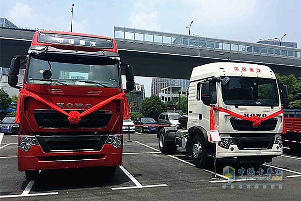中國(guó)重汽全新推出的物流用車(chē)