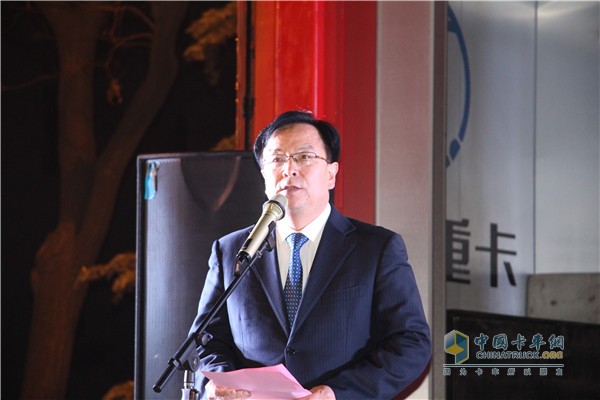 陜西重汽銷售公司總經(jīng)理劉翔韜