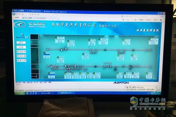 漢馬發(fā)動機生產(chǎn)車間引入了先進的區(qū)域溫濕度監(jiān)控系統(tǒng)