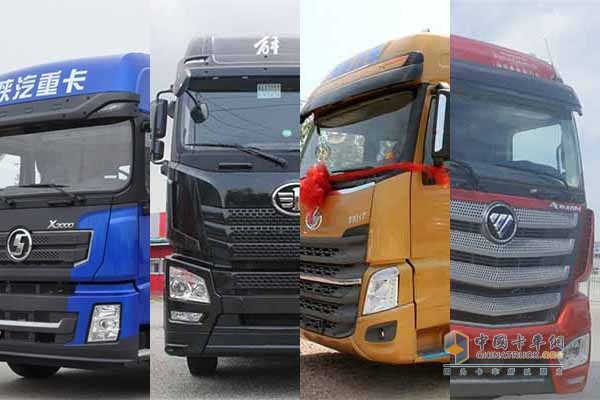一汽解放青汽JH6、東風(fēng)柳汽乘龍H7、陜汽德龍X3000、福田歐曼EST都有搭載WP13 550馬力發(fā)動機的車型