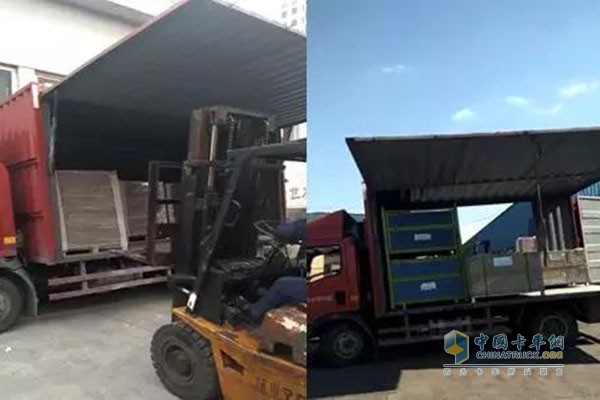 NGD廂式車，左側(cè)單飛翼，右側(cè)雙開門