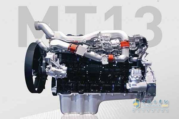 豪瀚J7G LNG牽引車搭載的曼技術(shù)MT13發(fā)動(dòng)機(jī)