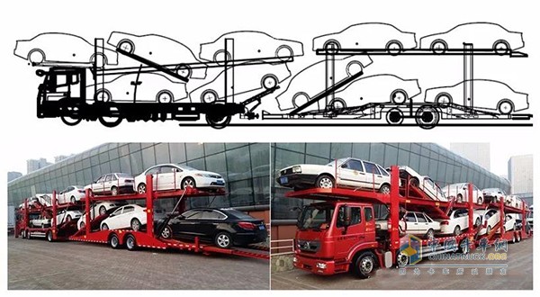 通過合理布置，可裝載10臺(tái)轎車