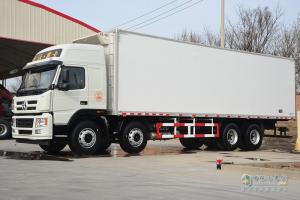 大運(yùn)重卡 新N8E 8×4 350馬力輕量化冷藏車 