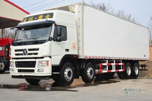 大運(yùn)重卡 新N8E 8×4 350馬力輕量化冷藏車 