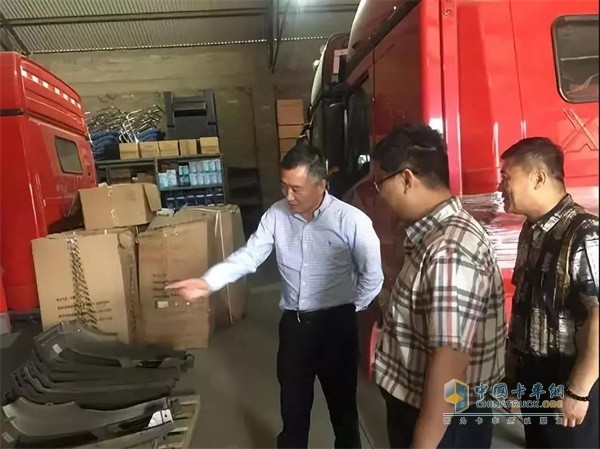徐工汽車羅總現場調研備件儲運管理