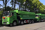 捍衛(wèi)上海綠水青山，漢風(fēng)城市渣土車批量交付用戶