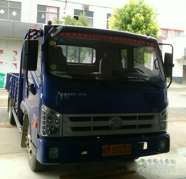出彩卡車人傳播精英亞軍得主宋德寶的福田時(shí)代H3