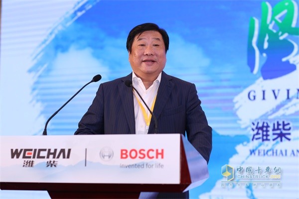 濰柴集團(tuán)董事長(zhǎng)、濰柴動(dòng)力董事長(zhǎng)、首席執(zhí)行官譚旭光