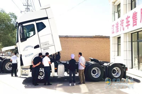 江淮跨越K7?；\(yùn)輸車(chē)來(lái)寧夏地區(qū)做巡展