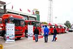 助力石家莊綠通運輸 東風(fēng)中卡ISB220在石家莊惠和隆重上市