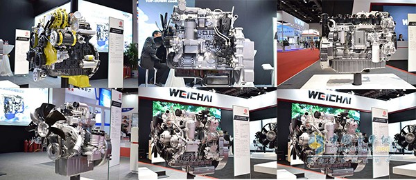 濰柴共展出6款國(guó)六排放發(fā)動(dòng)機(jī)