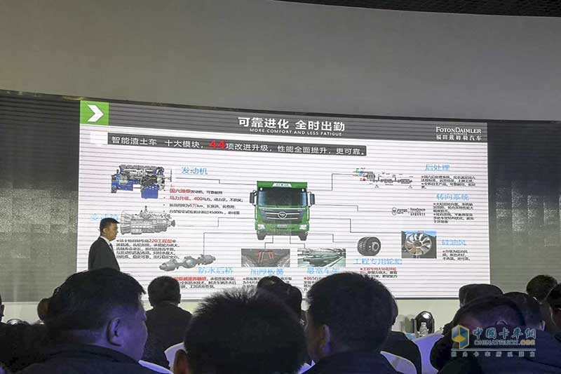 上市即斬獲1280臺(tái)訂單  歐曼2019款國(guó)六法規(guī)渣土車北京區(qū)域上市