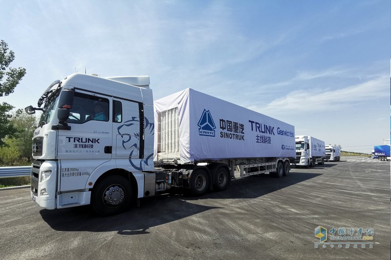 東風(fēng)、重汽、福田同臺(tái)亮相 國內(nèi)首次商用車列隊(duì)跟馳驗(yàn)證完成