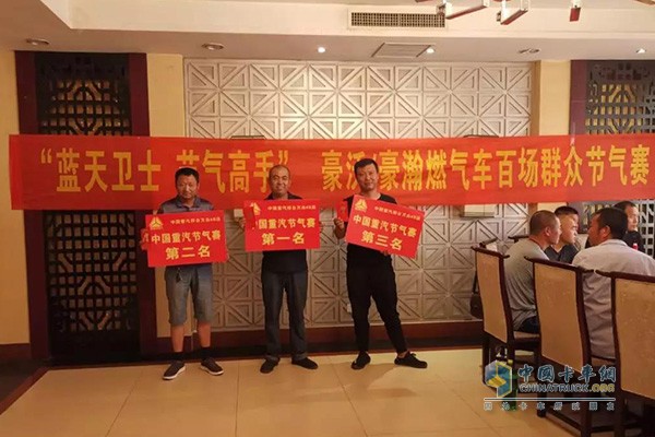 “藍天衛(wèi)士，節(jié)氣高手”節(jié)氣賽前三名