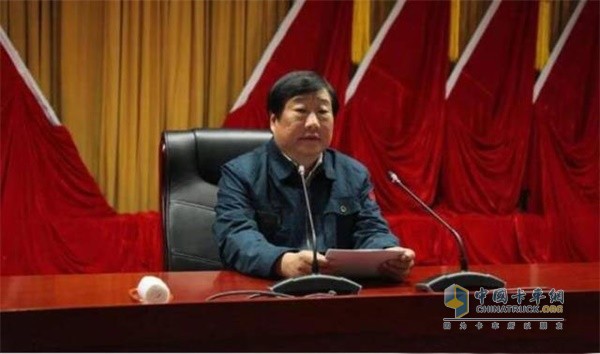  中國(guó)重汽董事長(zhǎng)兼黨委書(shū)記譚旭光講話