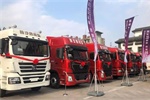 陜汽軒德牽引車登陸江蘇，現(xiàn)場交付30輛簽約96輛