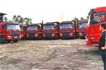  軒德6系8×4自卸車批量交付惠州，優(yōu)秀品質(zhì)贏得用戶信賴！