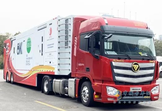 福田戴姆勒汽車攜手華為率先開啟5G環(huán)境下V2X新時(shí)代，將5G技術(shù)融入歐曼超級重卡
