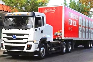 21臺純電動重型卡車被百威啤酒選中 比亞迪為何這次又是你？