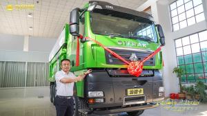 “全勤汕德卡，高效王中王”,中國重汽汕德卡6×4智能渣土車線上搶購會