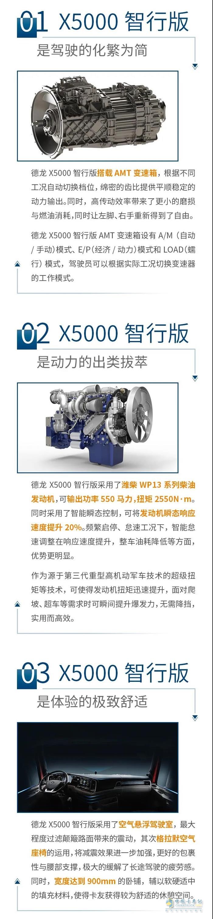 德龍X5000智行版，為駕駛強度做減法
