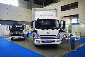 上汽輕卡攜智能物流車EC500i、第六代躍進(jìn)H500出席2020全球智慧出行大會！