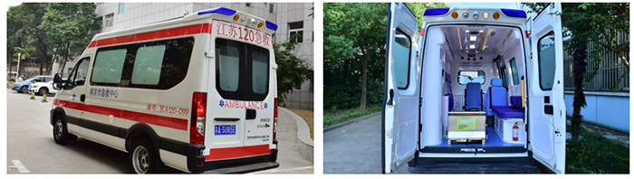 南京依維柯救護車外觀和內部