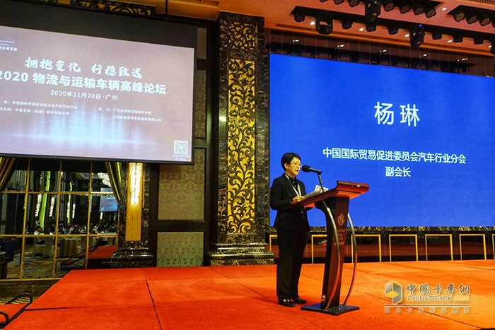 中國國際貿(mào)易促進(jìn)委員會汽車行業(yè)分會副會長楊琳