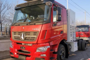 發(fā)力新能源，北奔重汽首臺100KW級氫燃料電池環(huán)衛(wèi)重卡下線