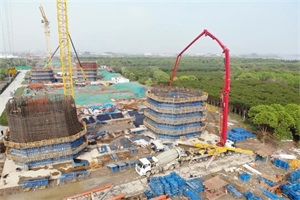 66小時連續(xù)澆筑13000方混凝土！三一助力常泰長江大橋建設(shè)