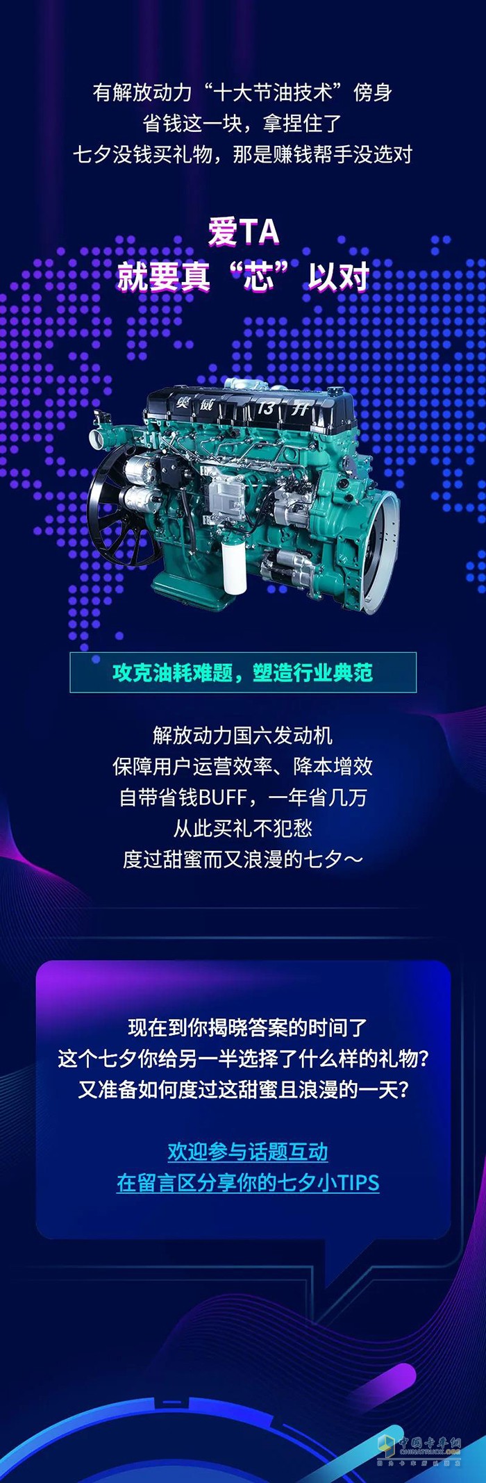 解放動力,發(fā)動機