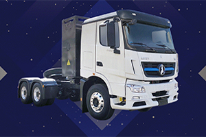 “零”油耗重卡也能跑 北奔輕量化標載運輸電動牽引車