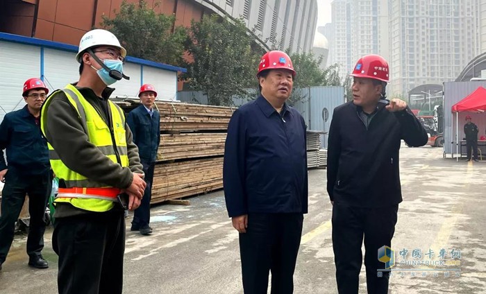 中國重汽科技大廈二期項目現(xiàn)場