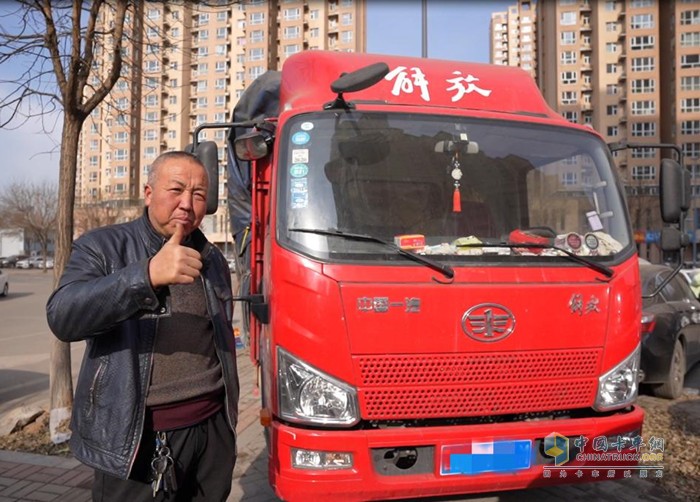 解放輕卡J6F深受張師傅信賴(lài)