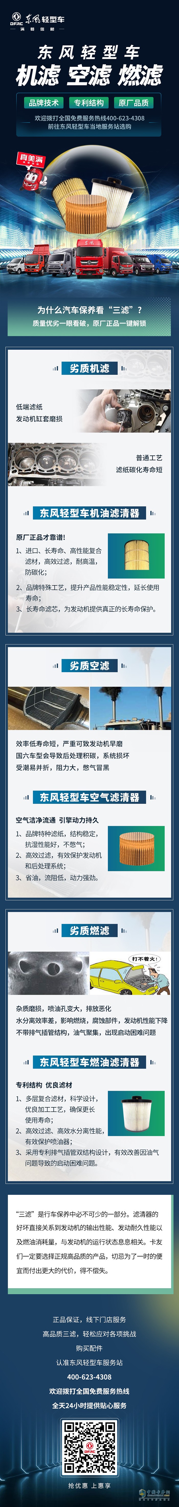 東風輕型車 高品質(zhì)三濾 一眼看破