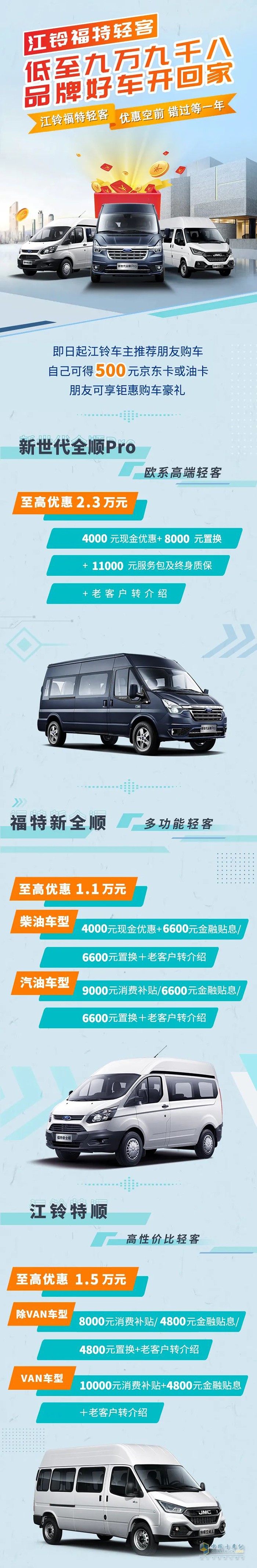 江鈴福特商用車 超值鉅惠 購(gòu)車福利