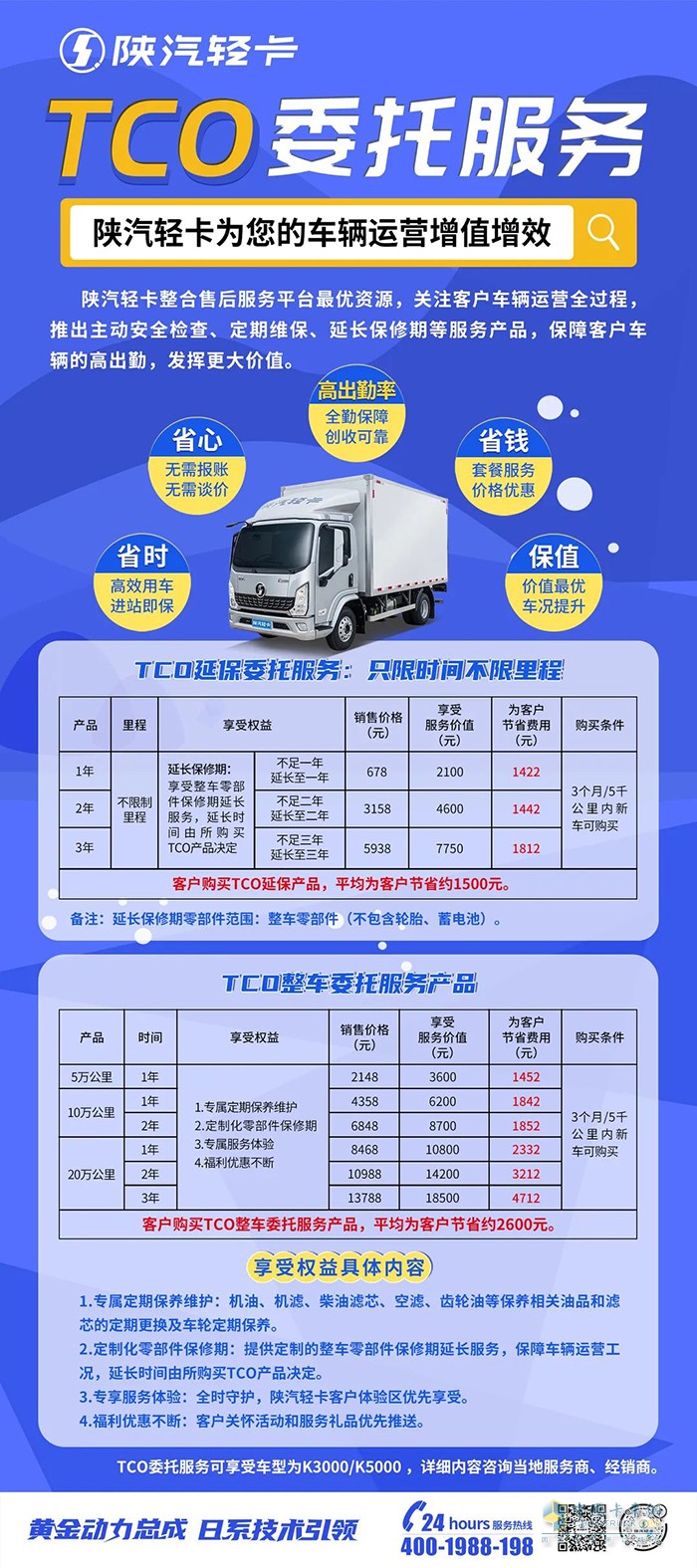 陜汽輕卡 愛(ài)車委托服務(wù) 保養(yǎng)車輛